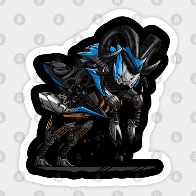 Suzuki GSX S1000 Goat Sticker by MOTORIND